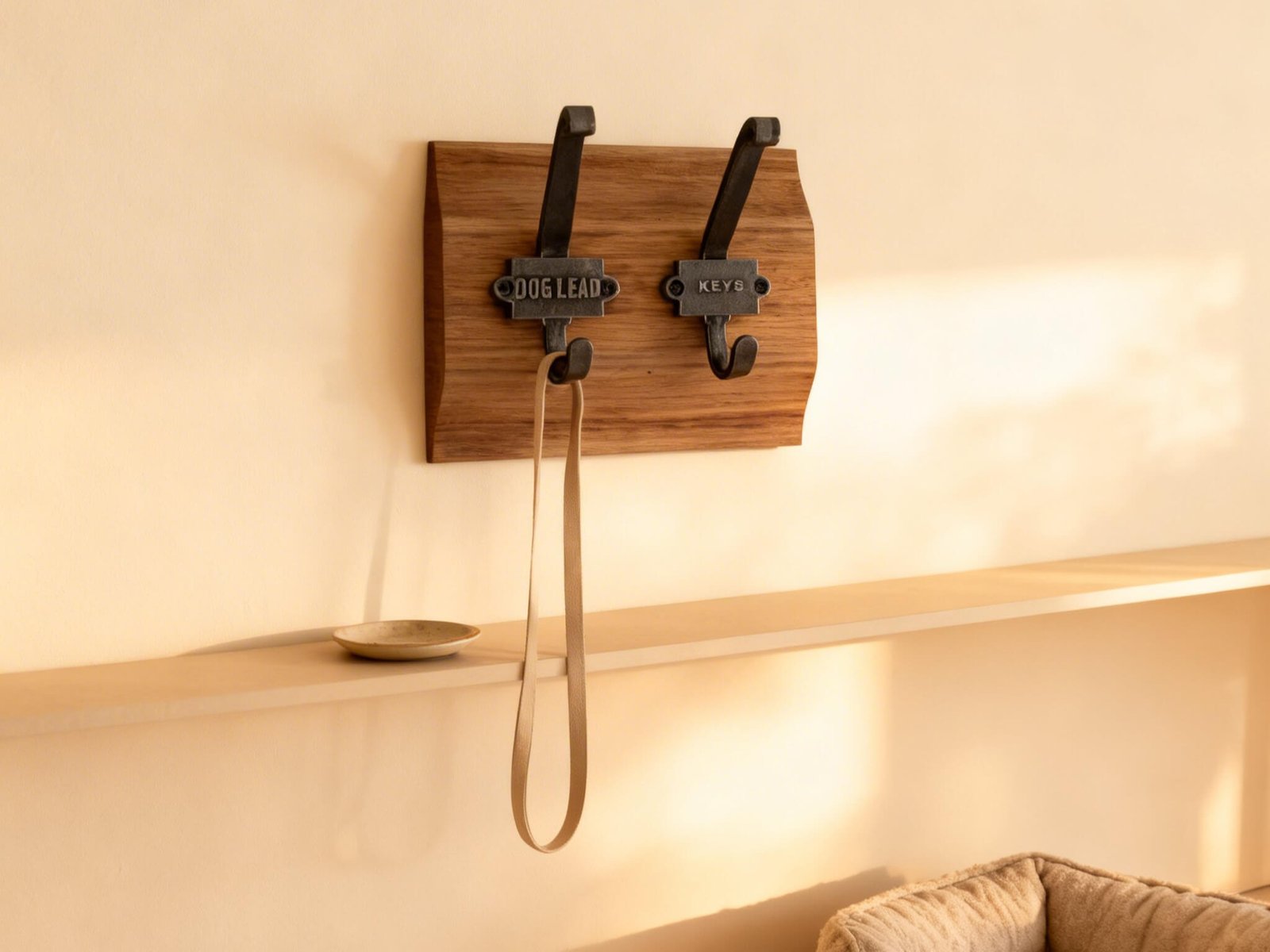 Dog lead and keys rack 1