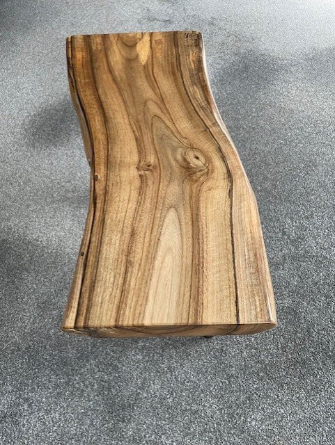 Walnut Live Edge Wood side/coffee table (4) - Image 7