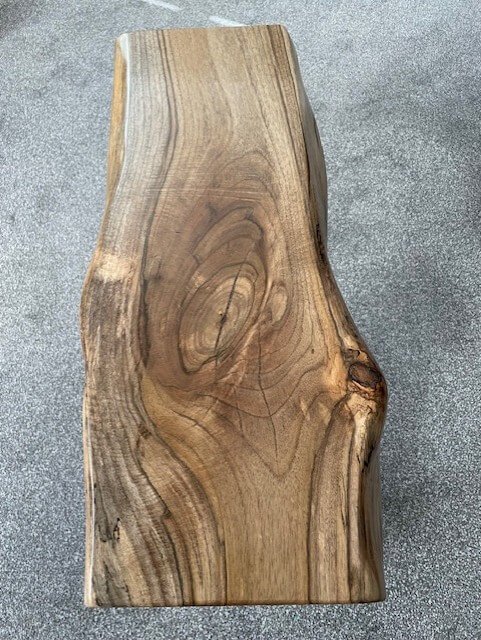 Walnut Live Edge Wood side/coffee table (5) - Image 7
