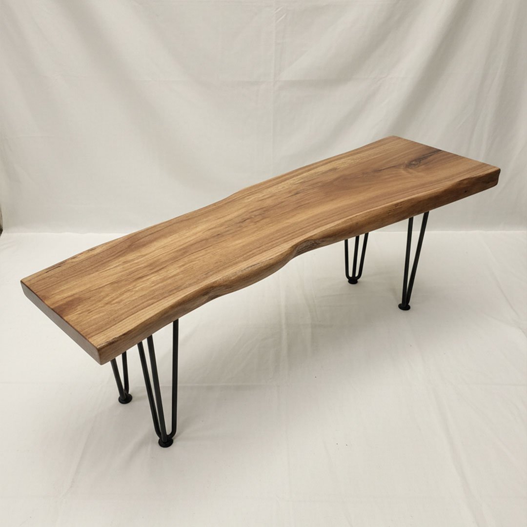 Walnut Live Edge Wood side/coffee table (4)